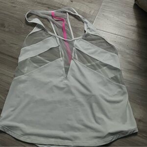 Lululemon ‘If You’re feeling Lucky’ Tank Top White Color size small
